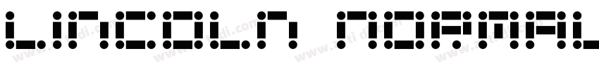 Lincoln Normal字体转换